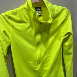 Nike pro dri fit neon size small